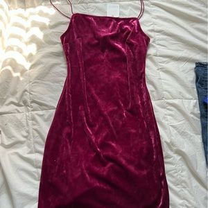 NEW Urban Outfitters bodycon velvet dress
